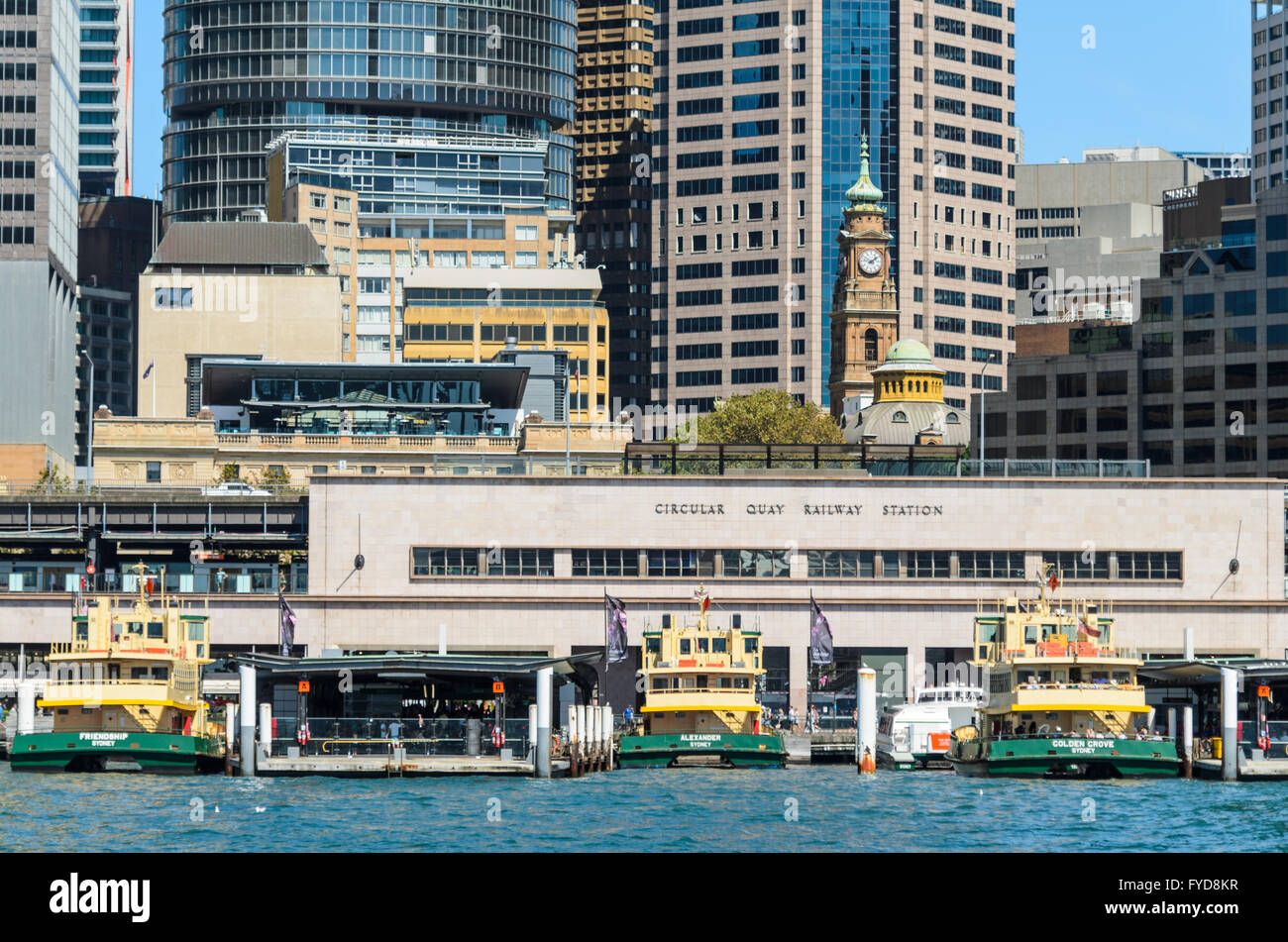 Circular Quay à Sydney Banque D'Images