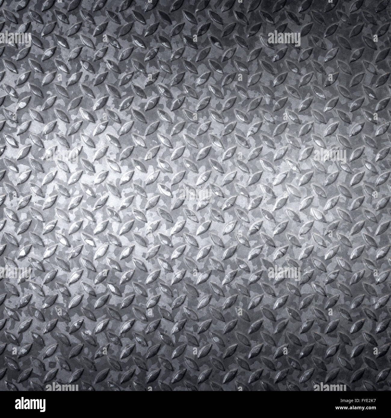 Liste noire en aluminium avec rhombus formes ; texture industrielle pour l'arrière plan. Banque D'Images