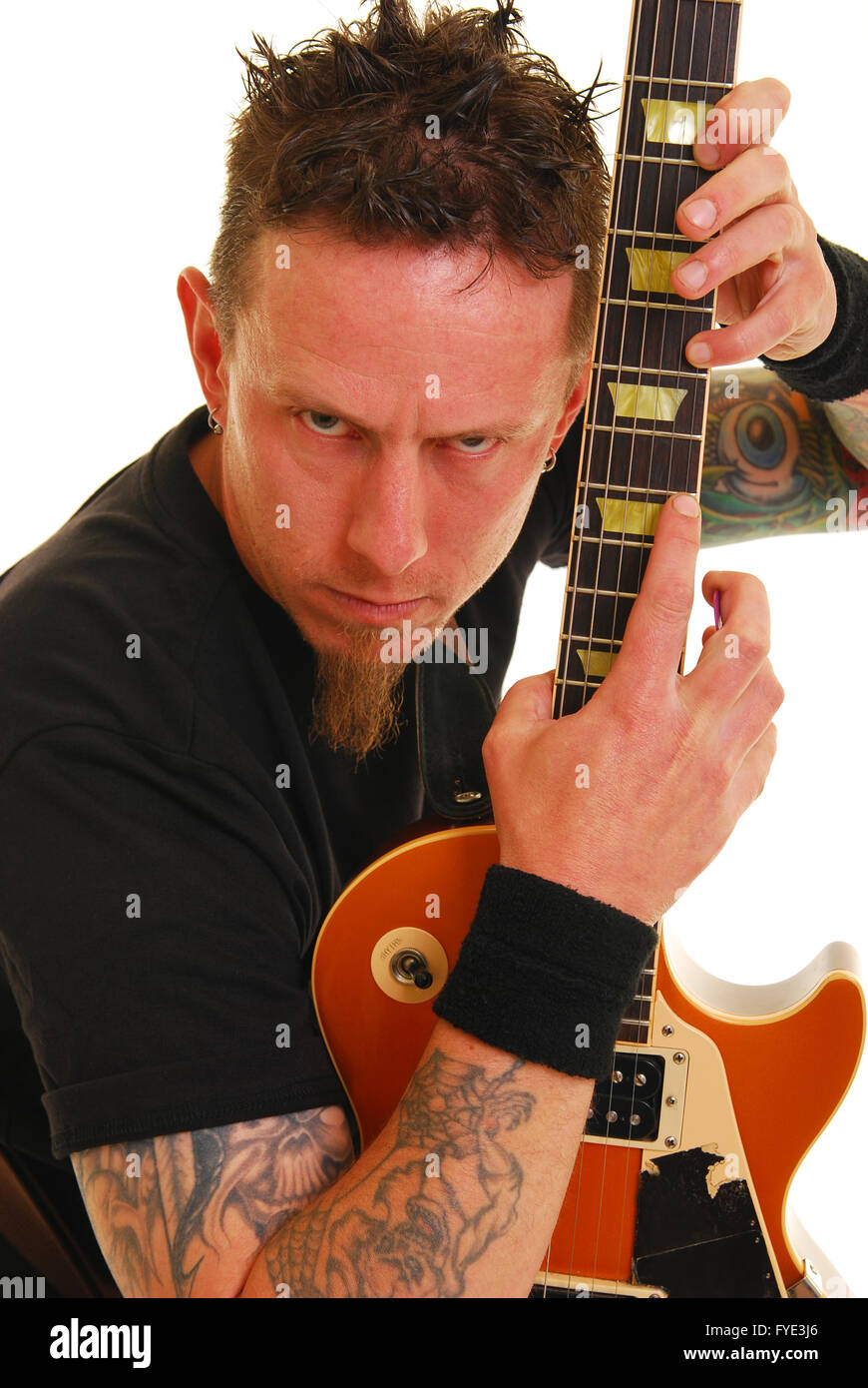 Guitariste de heavy metal Banque de photographies et d'images à haute  résolution - Alamy