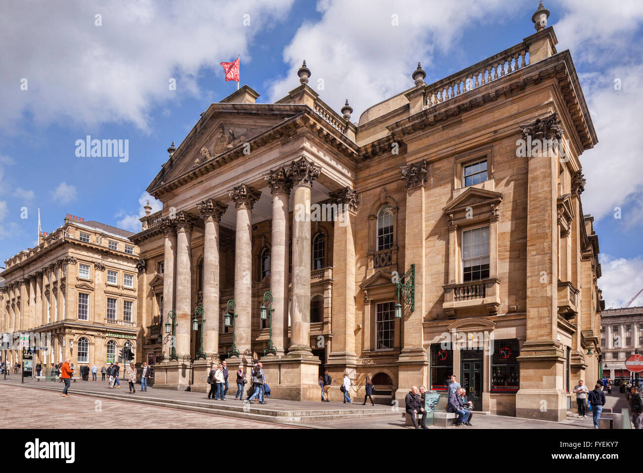 Theatre Royal, Grey Street, Newcastle-upon-Tyne, Tyne et Wear, Angleterre, RU Banque D'Images
