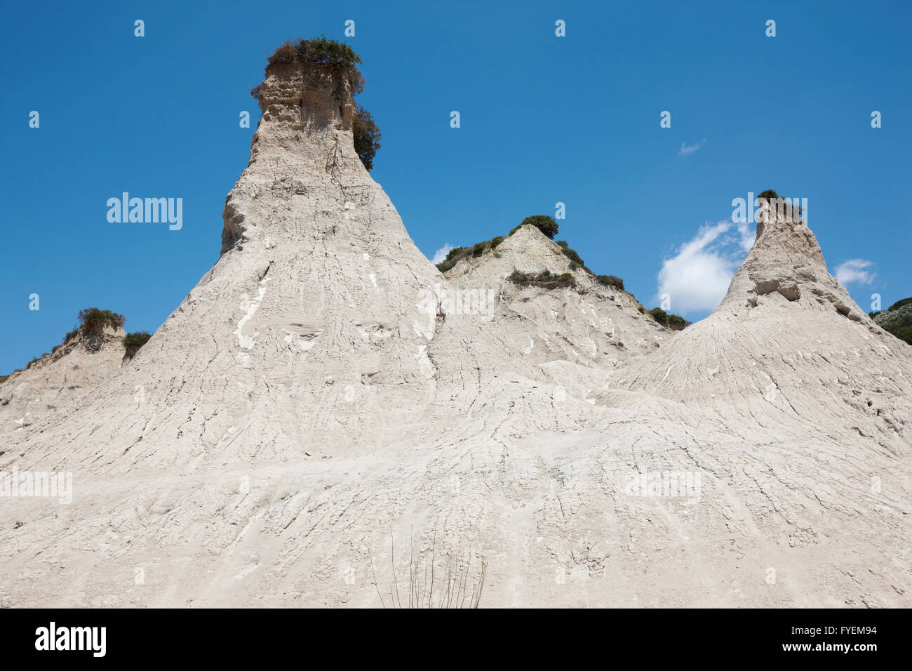 Komolithi au phénomène géologique Potamida en Crète. La Grèce. L'horizontale Banque D'Images