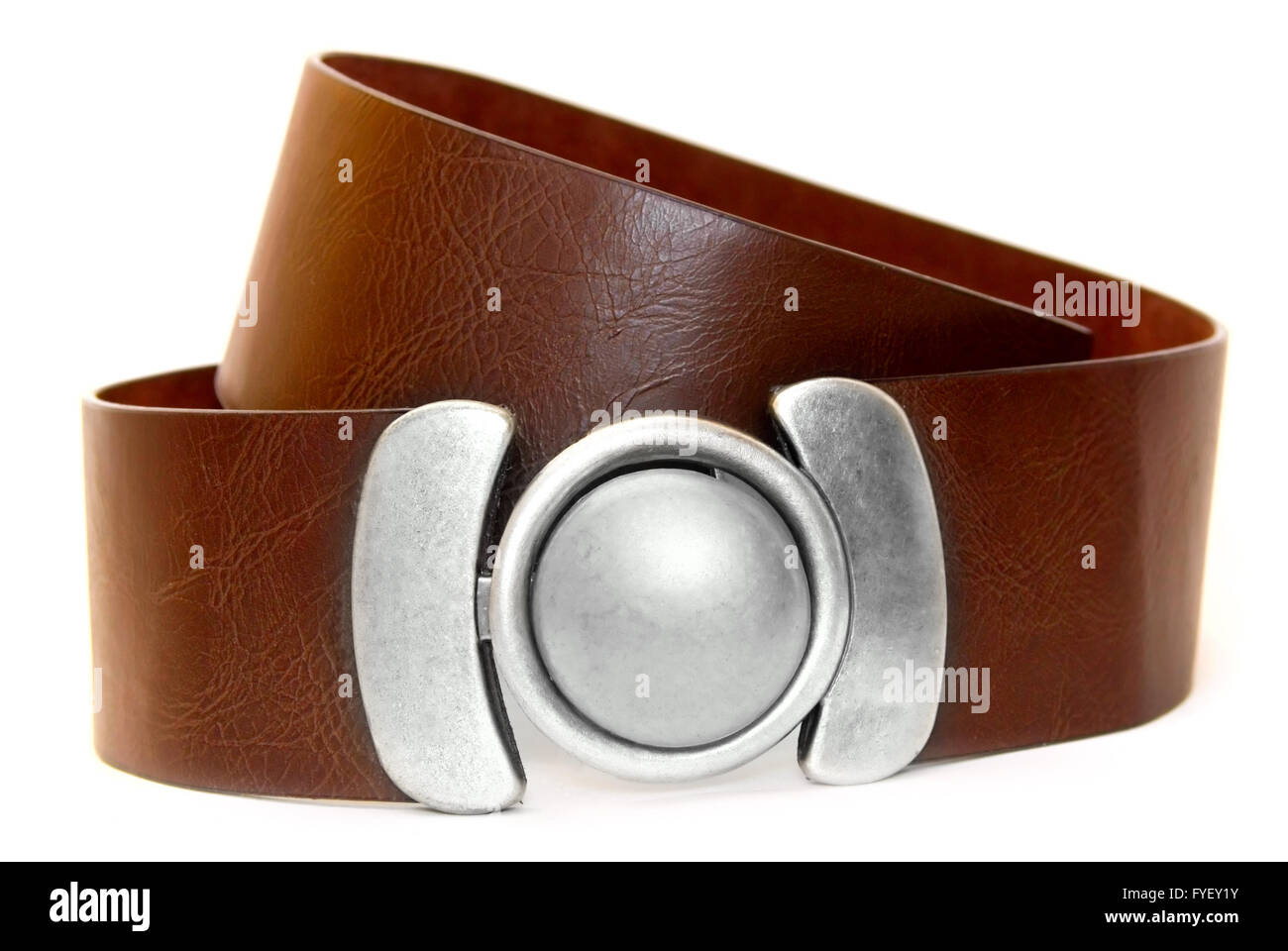 ceinture marron Banque D'Images