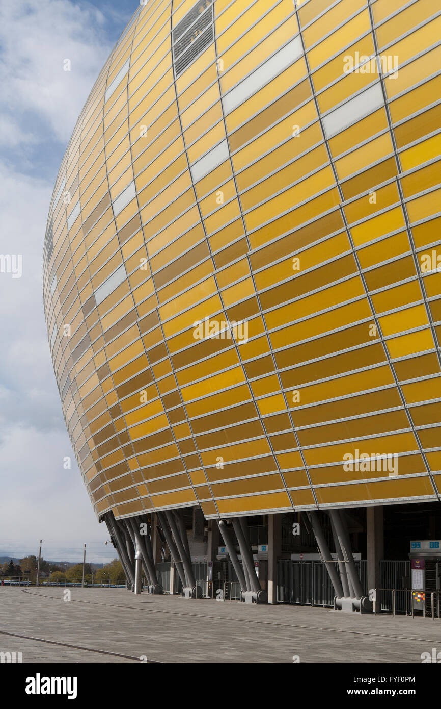 Polsat plus Arena FKA Stadion Energa Gdańsk et PGE Arena, Banque D'Images