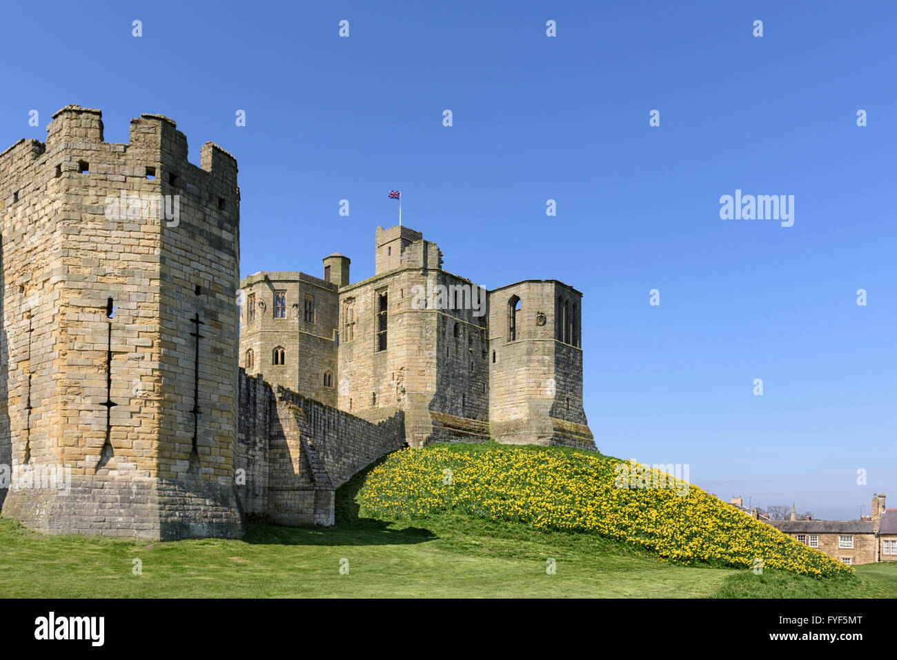 Château de Warkworth Banque D'Images