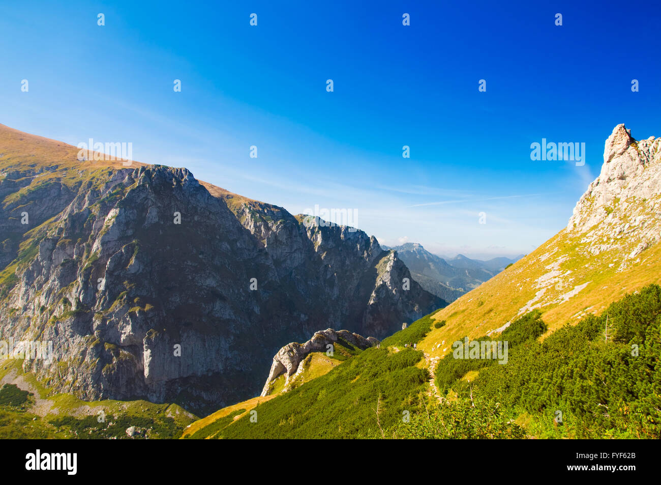 Paysage montagneux. Photo colorée Tatra Banque D'Images