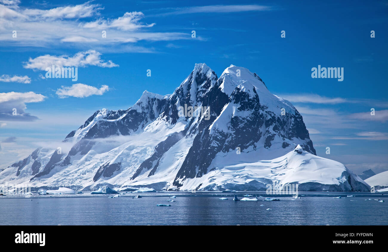 Canal Lemaire, Péninsule Antarctique Banque D'Images