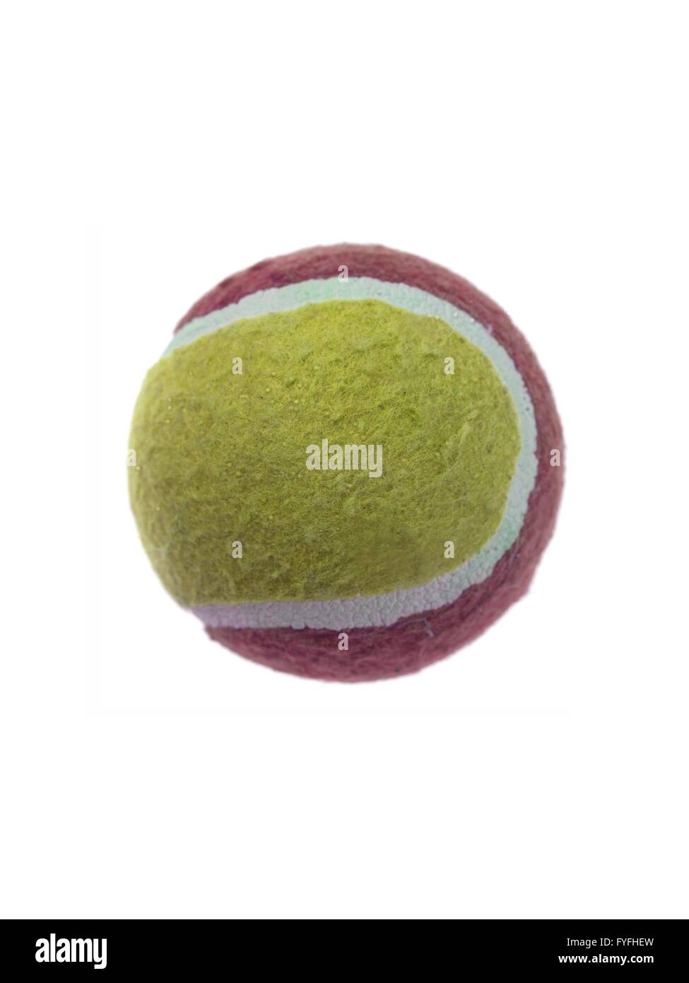 Balles de tennis sport sur gazon vert artificiel Banque D'Images