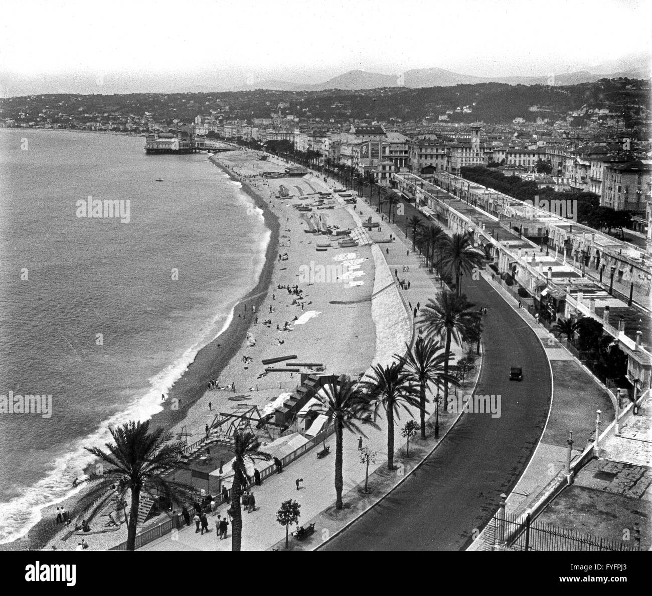 Nice France French Riviera 1927 1920 Banque D'Images