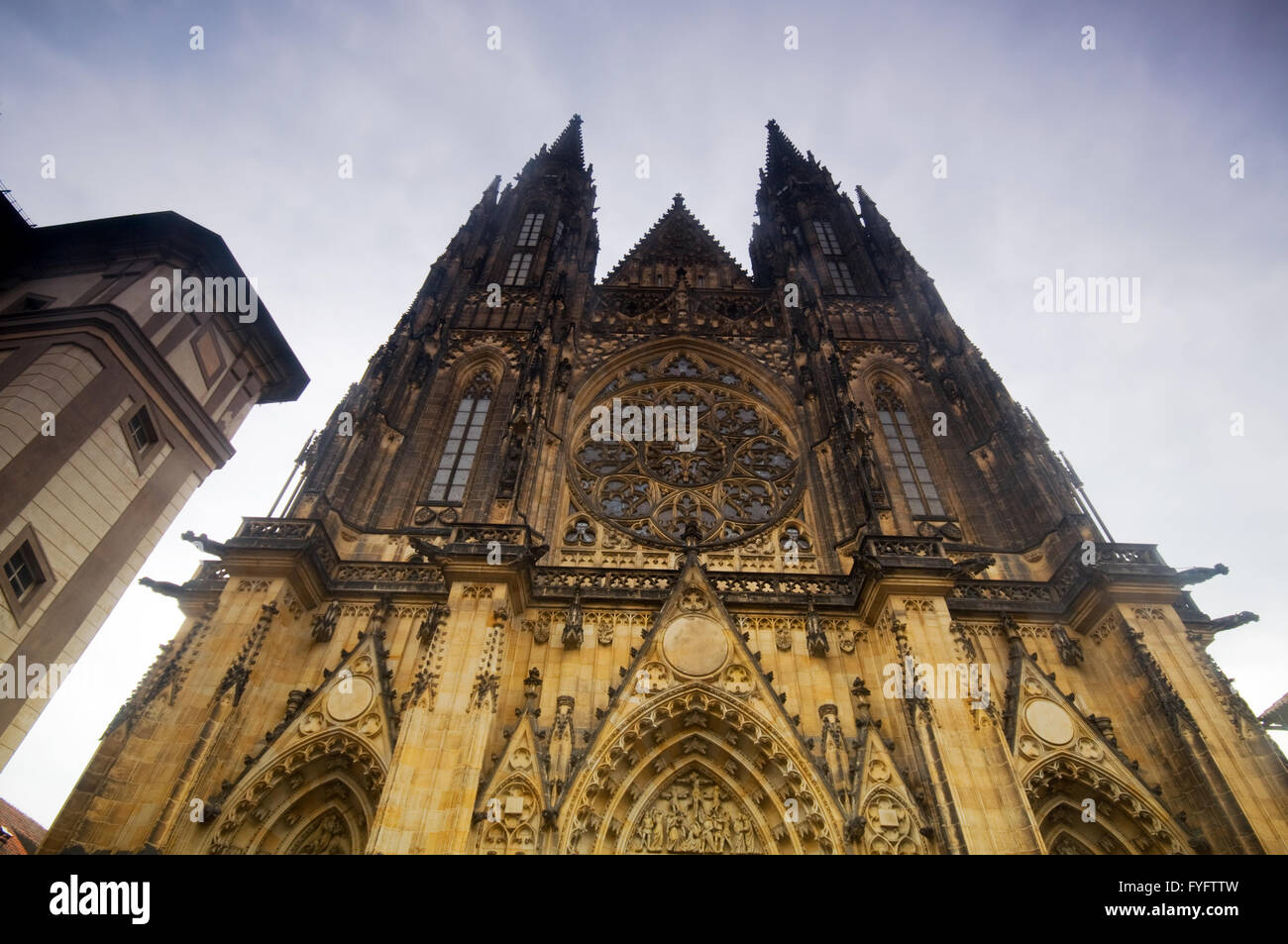 Prague. La Cathédrale Saint-Guy Banque D'Images