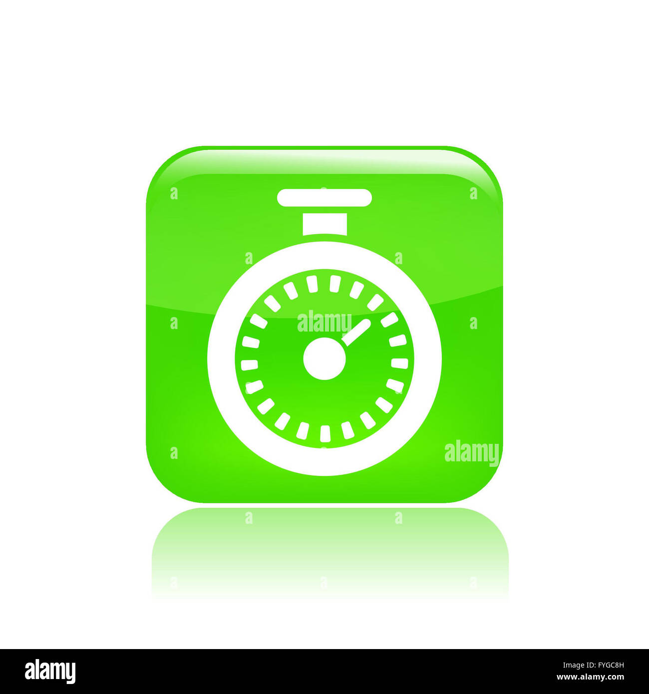 Vector illustration de l'icône chronomètre Banque D'Images