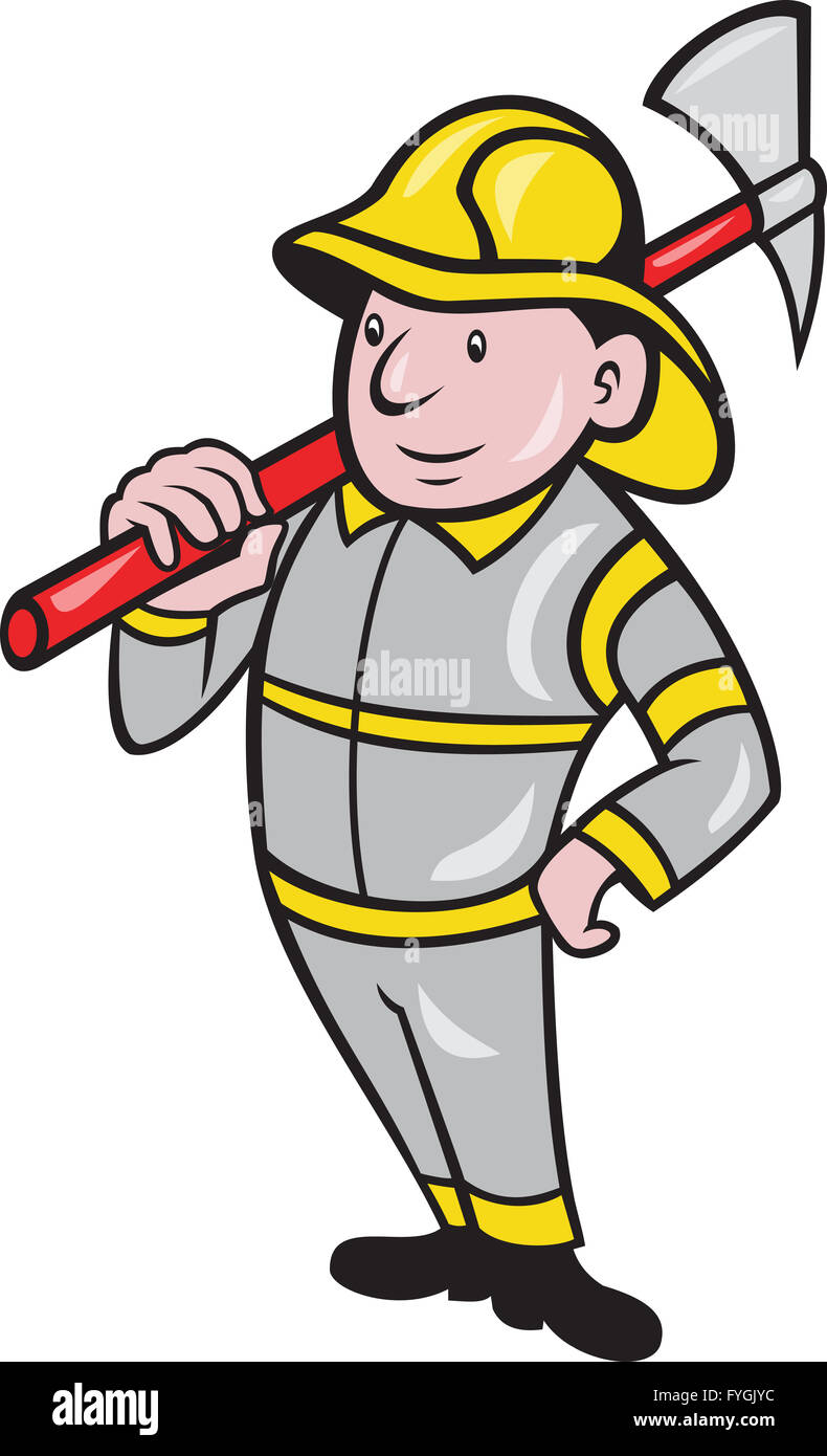 cartoon firefighter banque d image et photos page 3 alamy imprimer la de coloriage stylo craie gratuitement