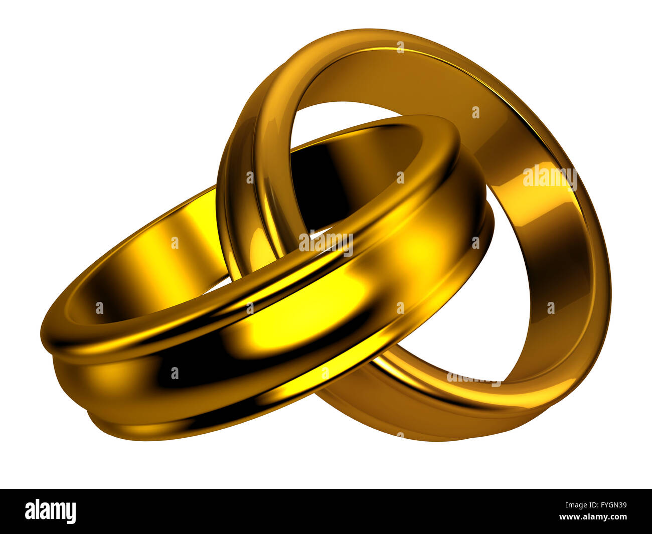 Les anneaux de mariage en or, des bijoux, de l'amour Photo Stock - Alamy