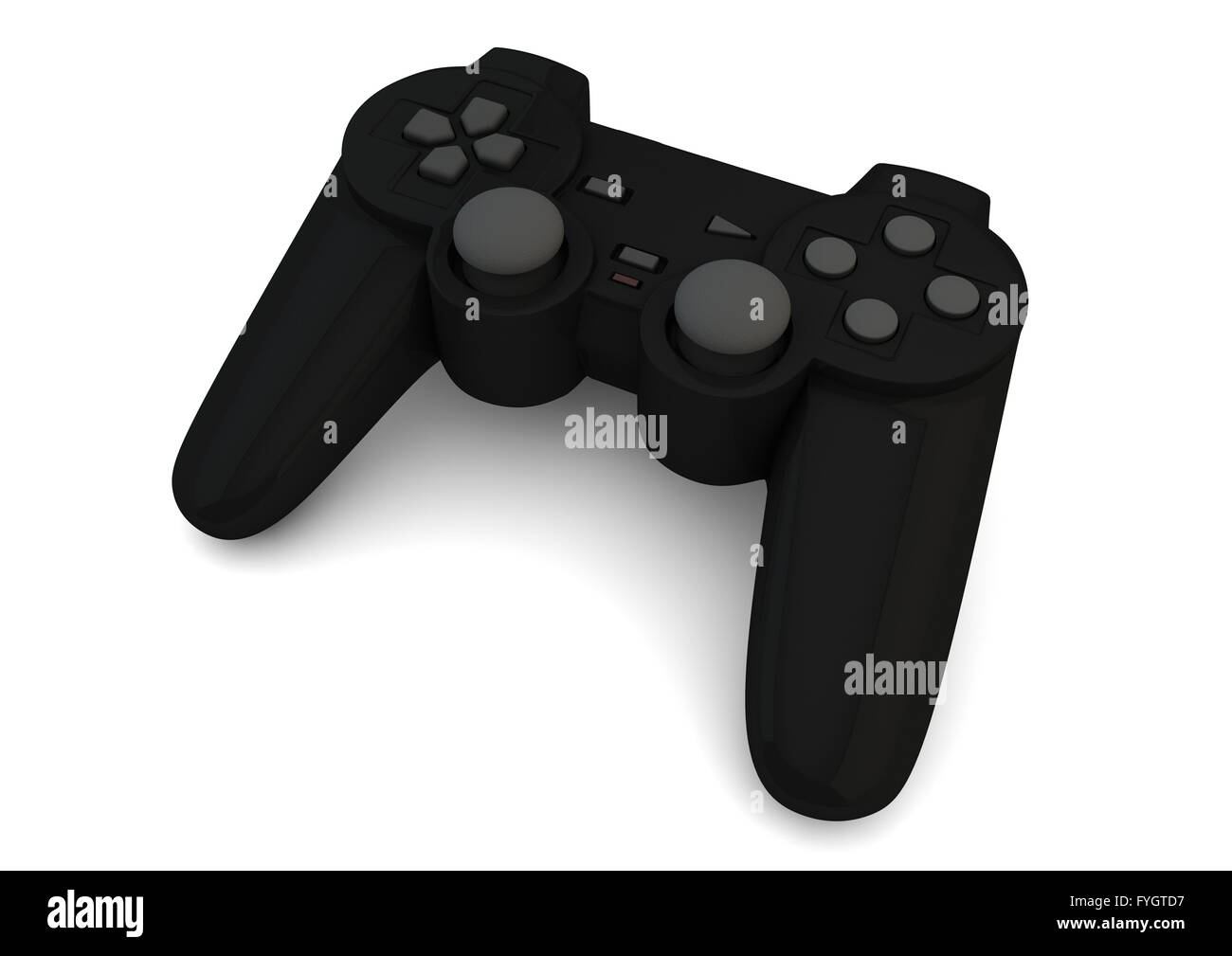 Le rendu d'un gamepad générique Banque D'Images