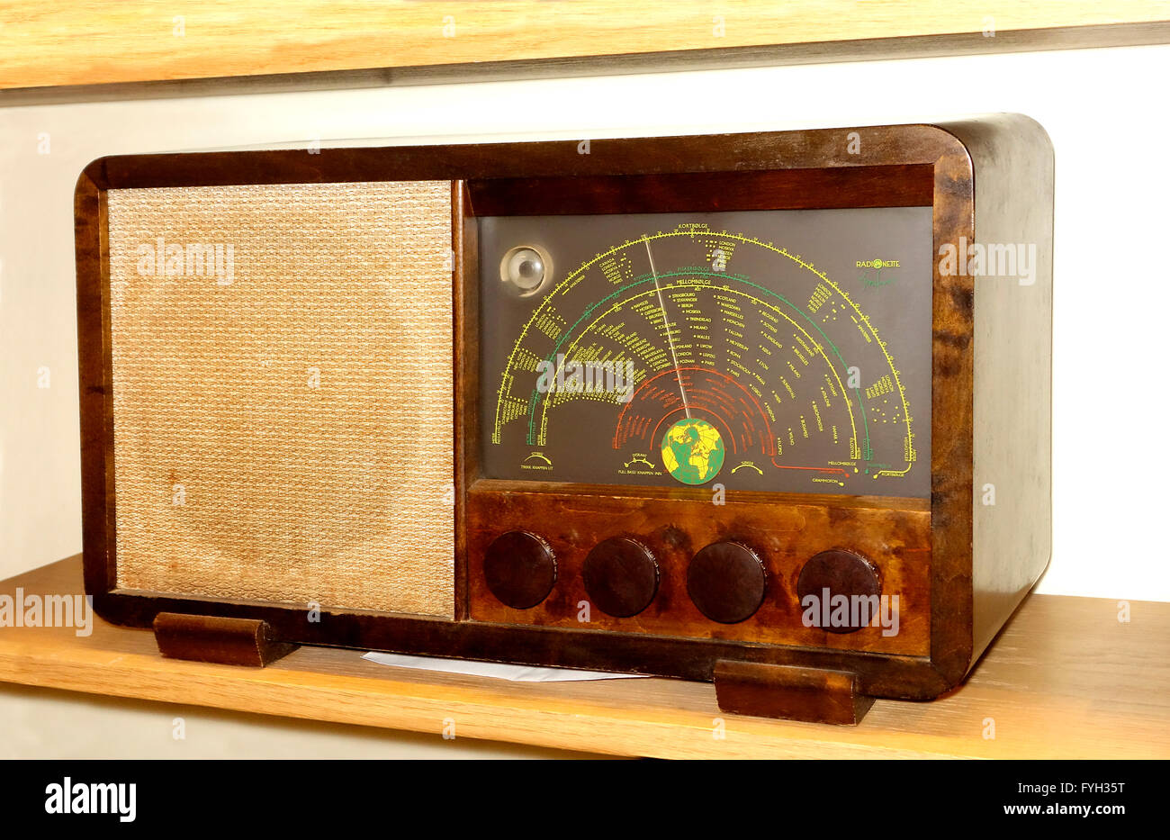 Radionette Symfoni faite en 1948 à Oslo, Norvège Banque D'Images