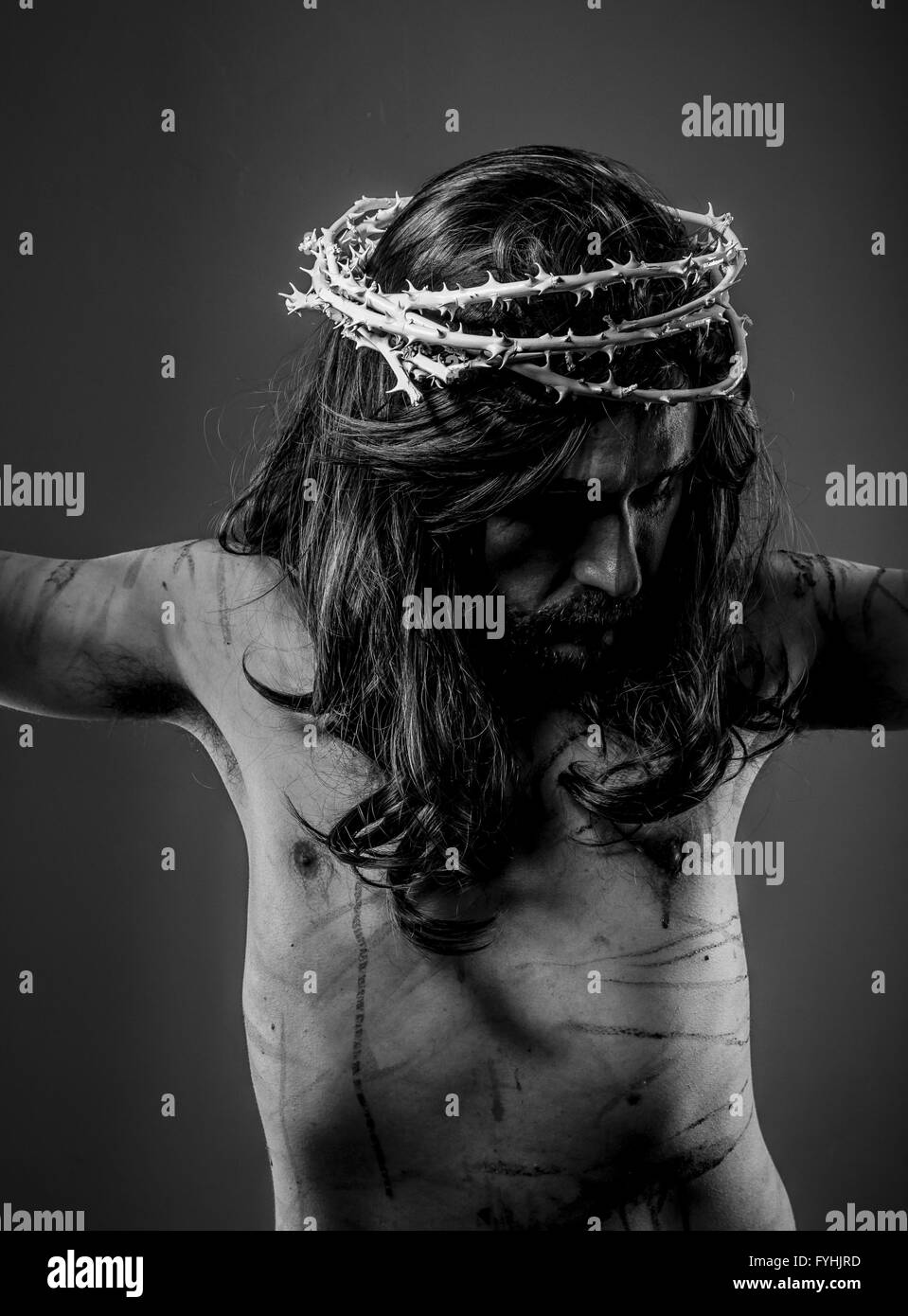 Représentation de Jésus Christ sur la croix Banque D'Images