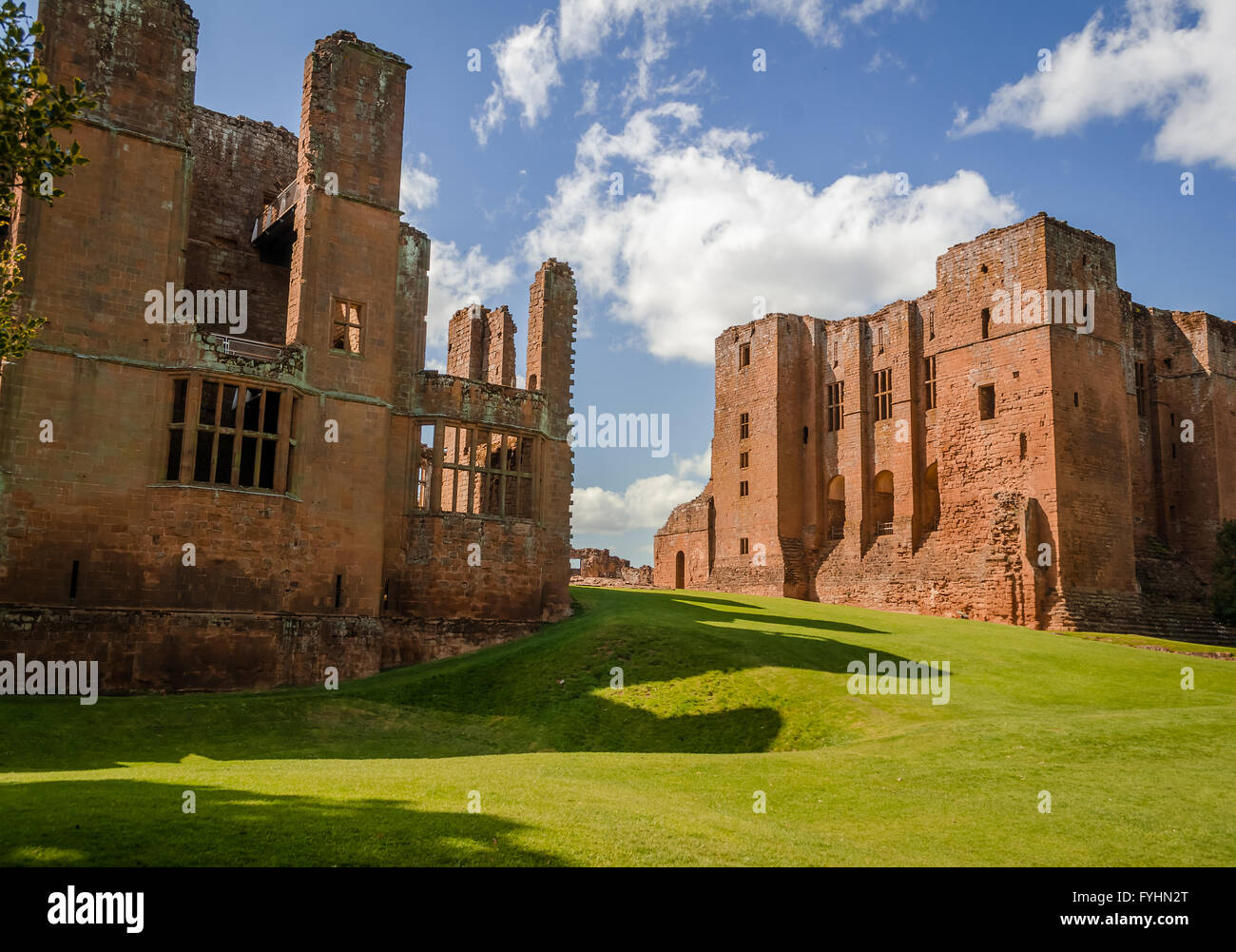 Le château de Kenilworth en Angleterre, West Midlands, Royaume-Uni, ont formé une base pour les opérations de Lancastre dans la guerre des Deux-Roses Banque D'Images