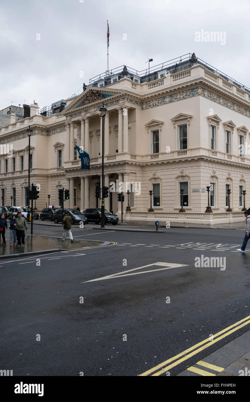 Institut de l'administration, Pall Mall, Londres Banque D'Images