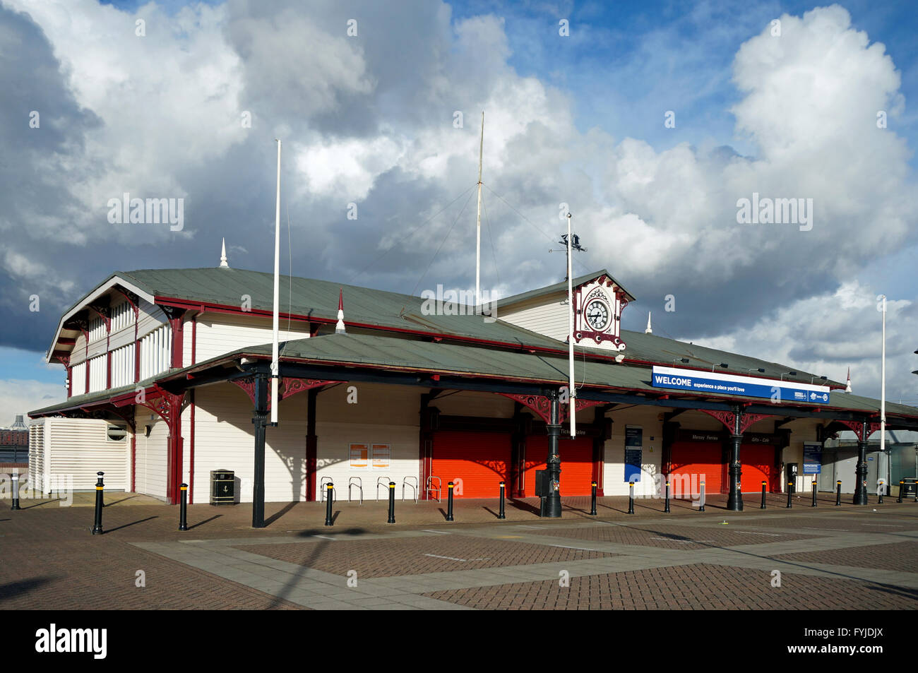 Le Terminal de Ferry de Woodside, Birkenhead Banque D'Images