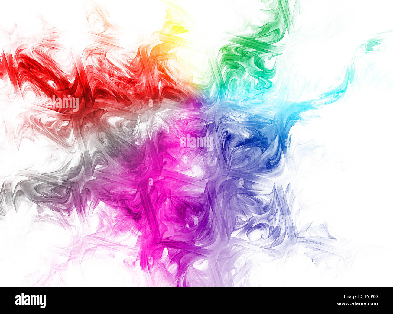 Abstract fractal texture, brins et des lumières, l'arrière-plan de conception des formes et des couleurs de rêve sur l'objet d'un rêve, l'imagination Banque D'Images