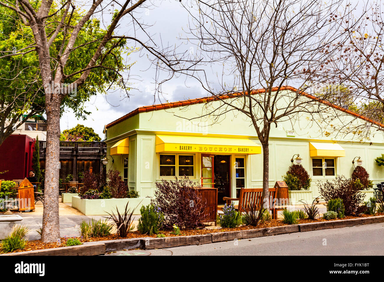 Thomas Société Bouchon bakery à Yountville Californie Napa Valley Wine Country Banque D'Images