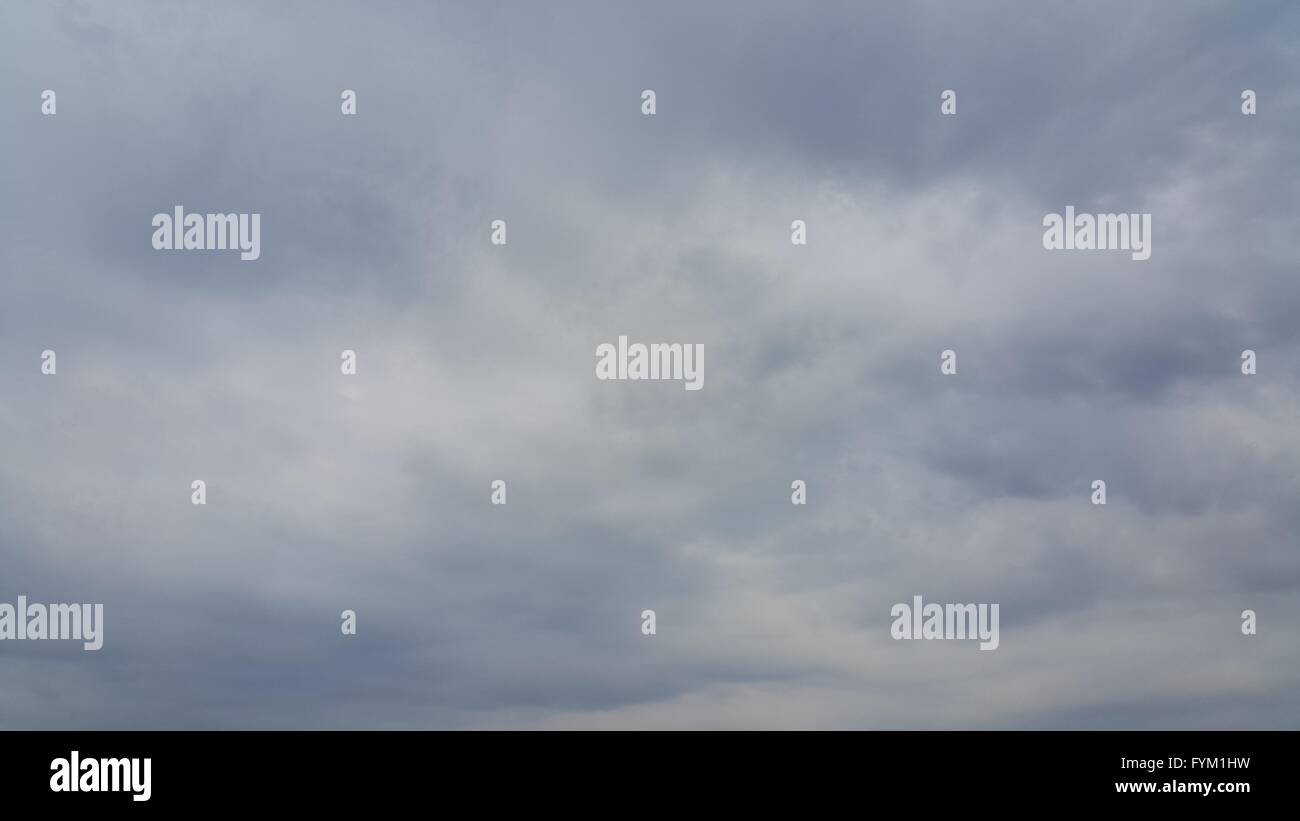 Ciel nuageux dans la saison des pluies Banque D'Images