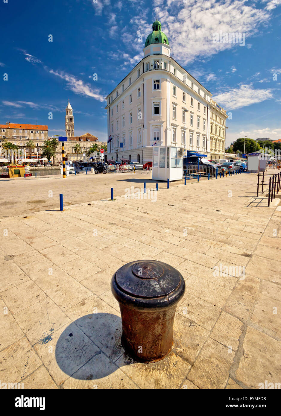 Ville de Split waterfront architecture ancienne Banque D'Images