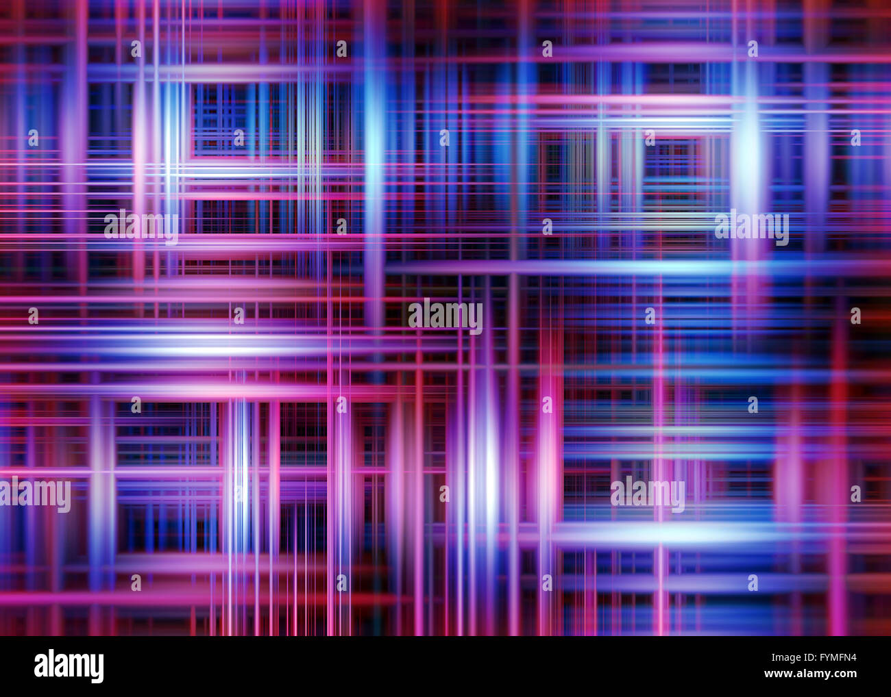 Des faisceaux lumineux qui se chevauchent background Banque D'Images