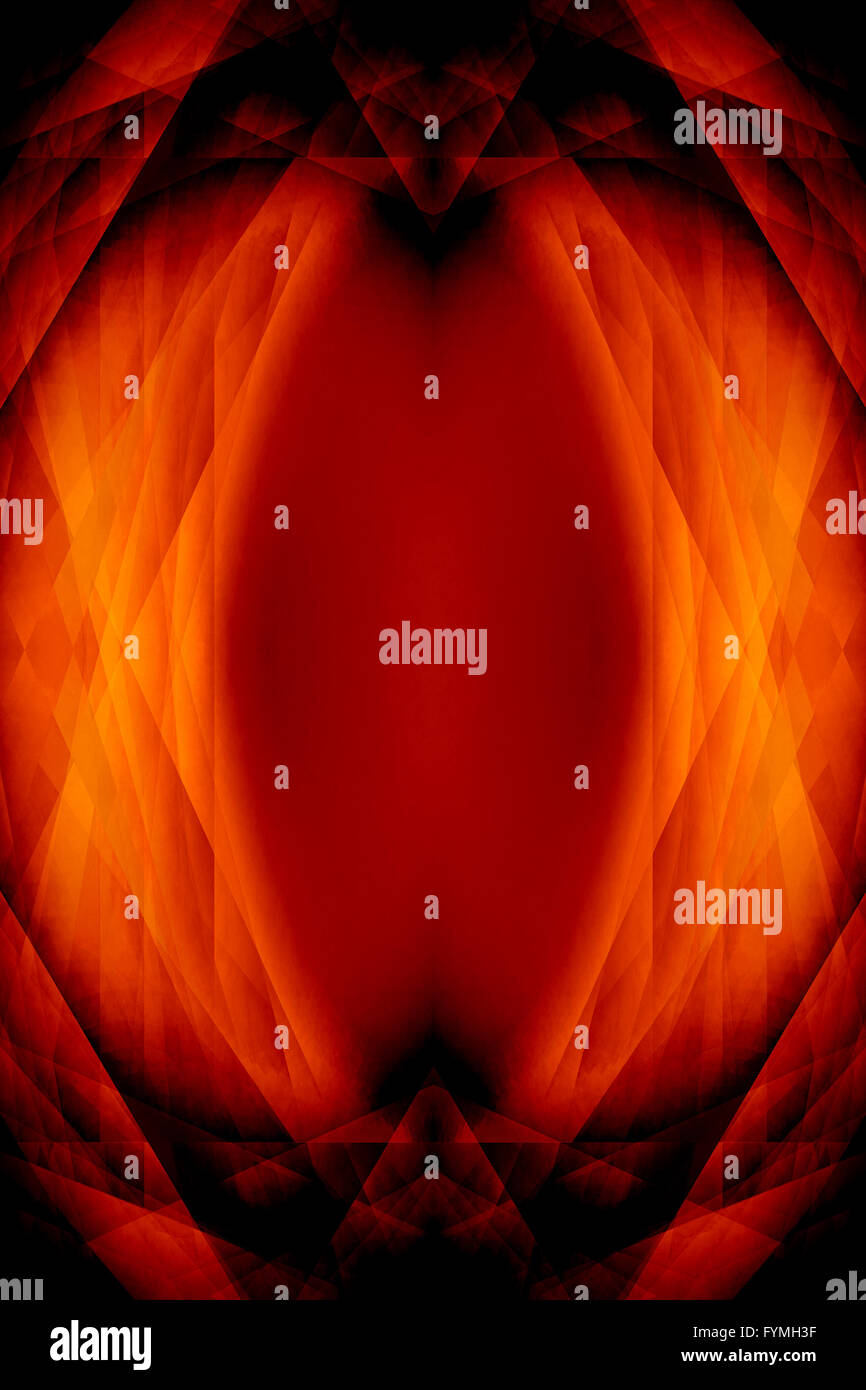 Science-fiction gothique du fond de l'œil Banque D'Images