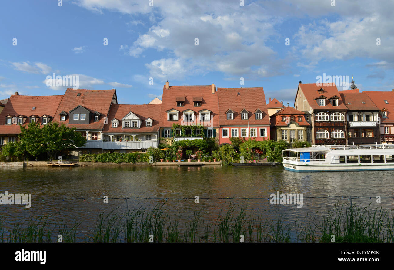 Klein-Venedig, Fischerei, Bamberg, Bayern, Deutschland Banque D'Images