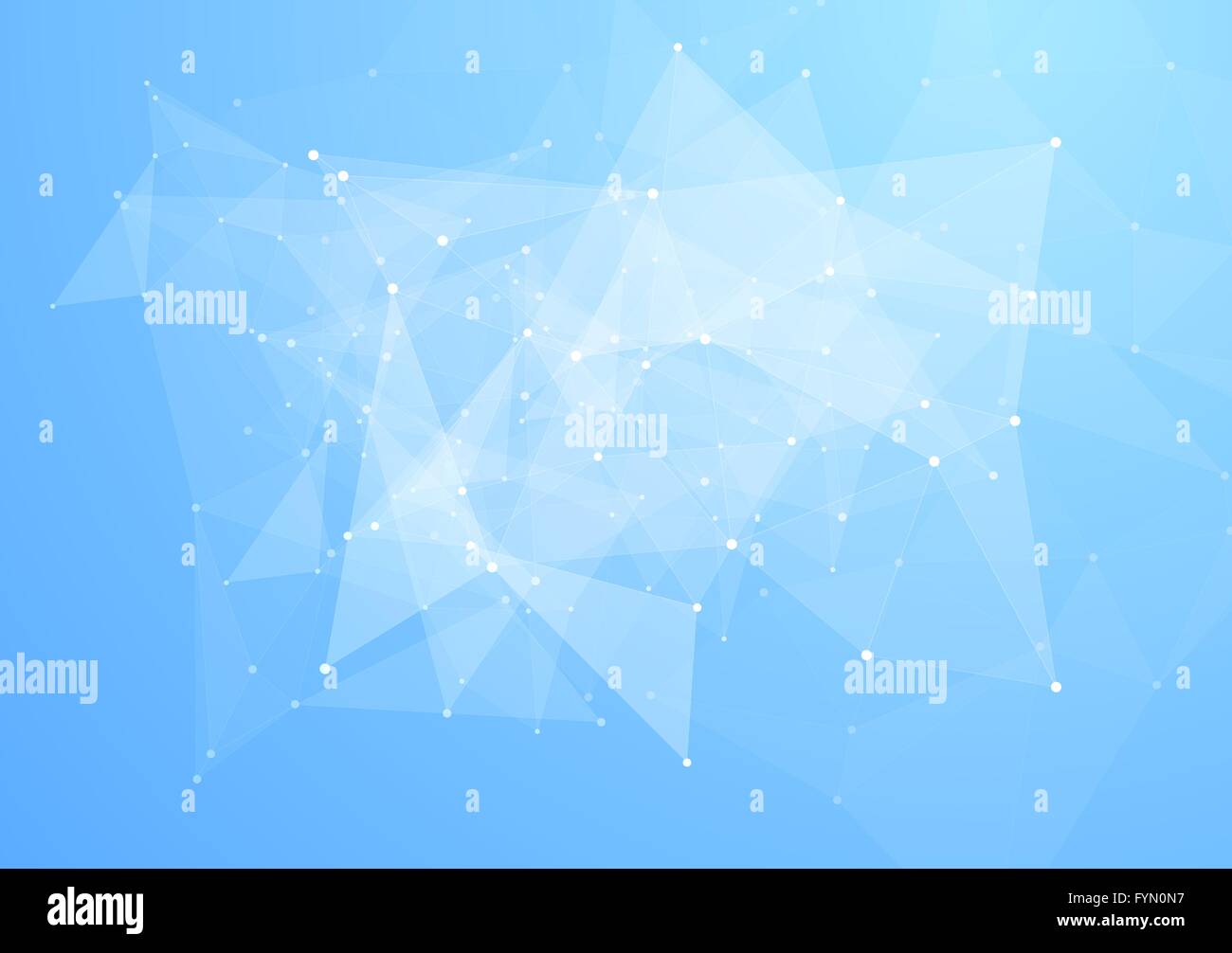 Poly bas triangles Résumé Contexte tech lumineux Banque D'Images