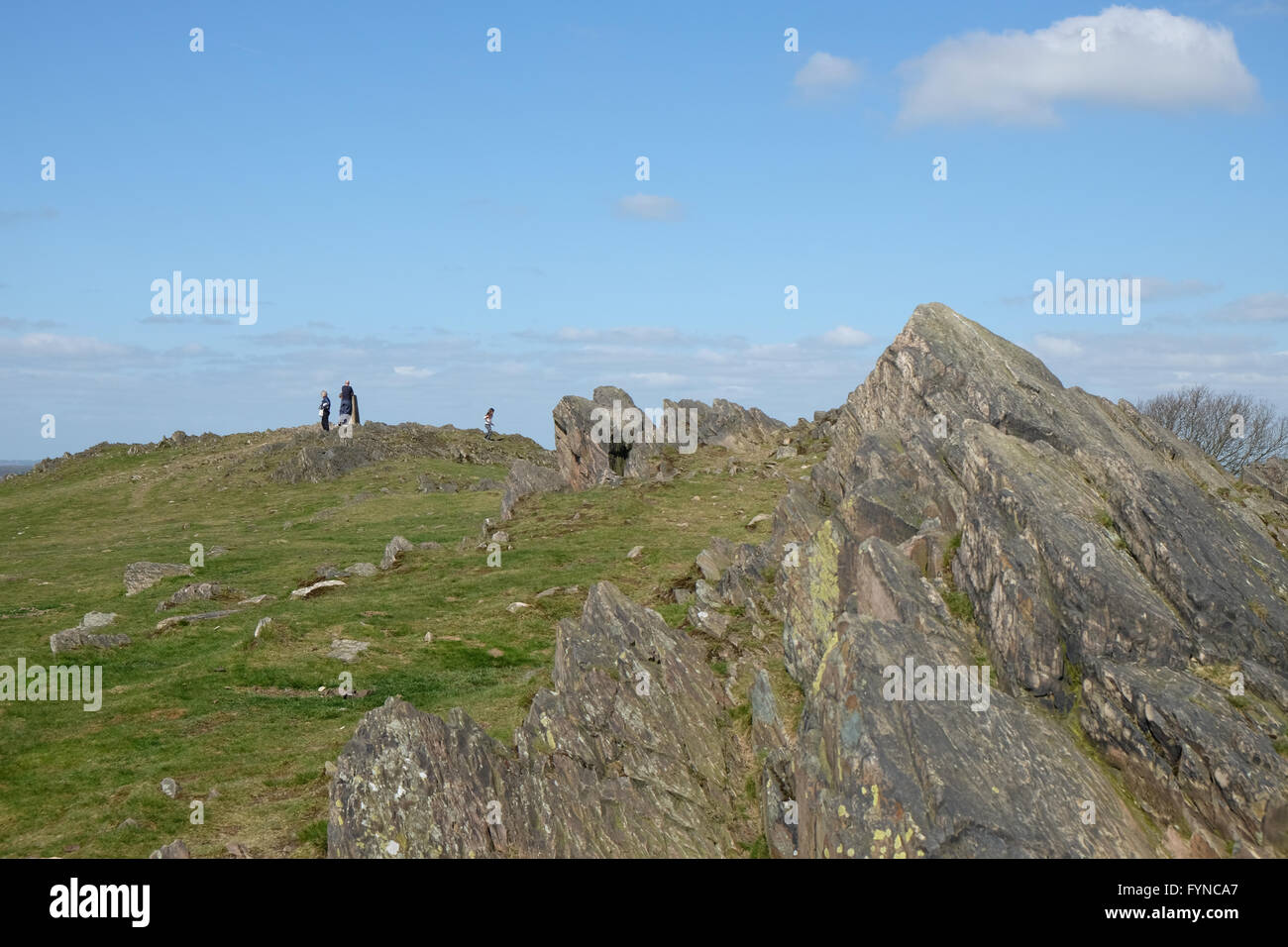 Les gens au pays de Beacon Hill Park leicestershire Banque D'Images