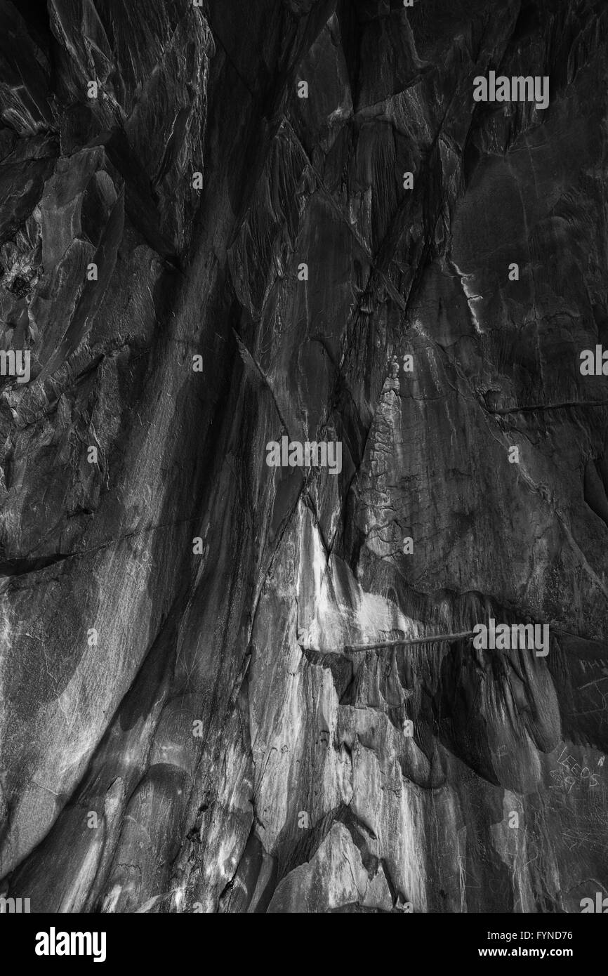 Caverne de la cathédrale dans le Lake District UK Banque D'Images