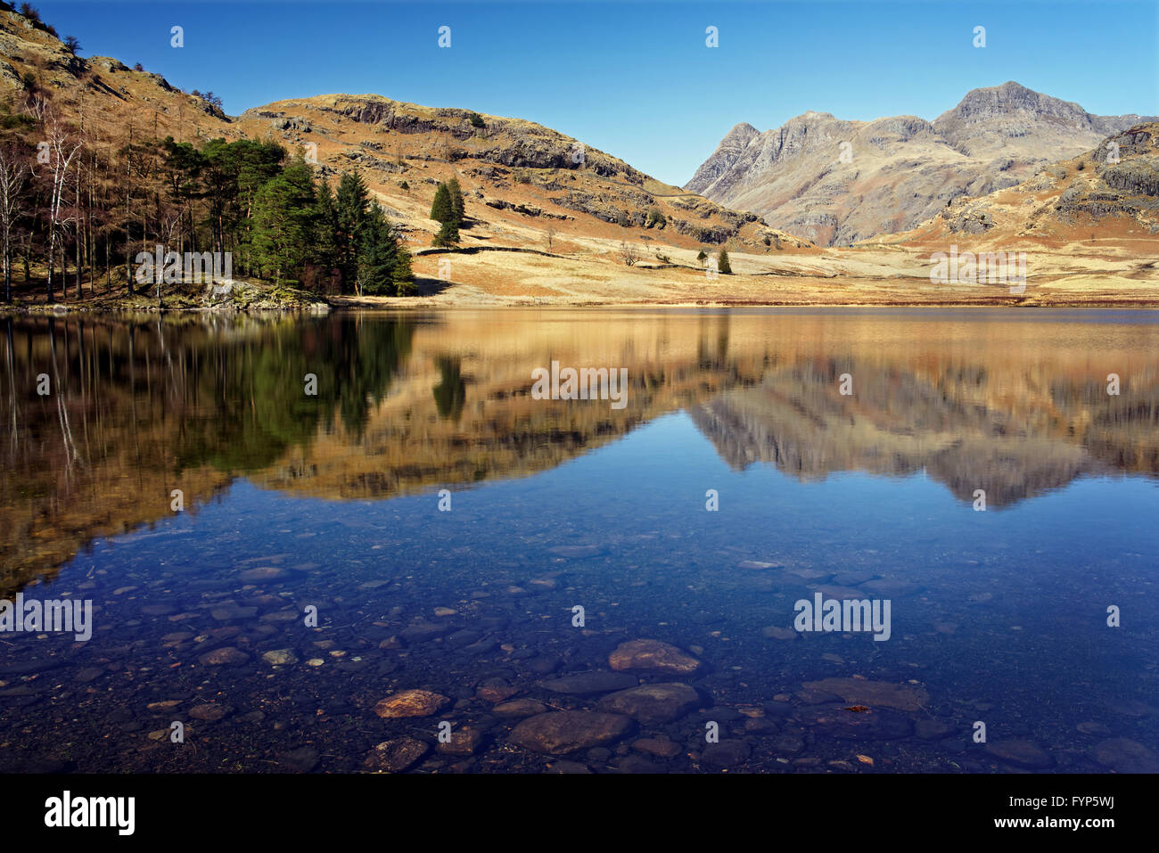 UK,Cumbria,Lake District,Blea Tarn Banque D'Images