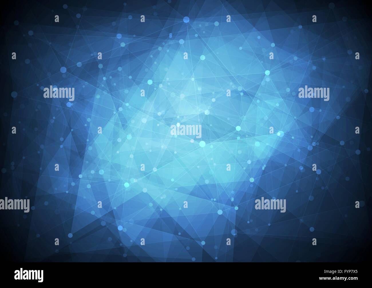 Bas bleu foncé poly tech background Banque D'Images