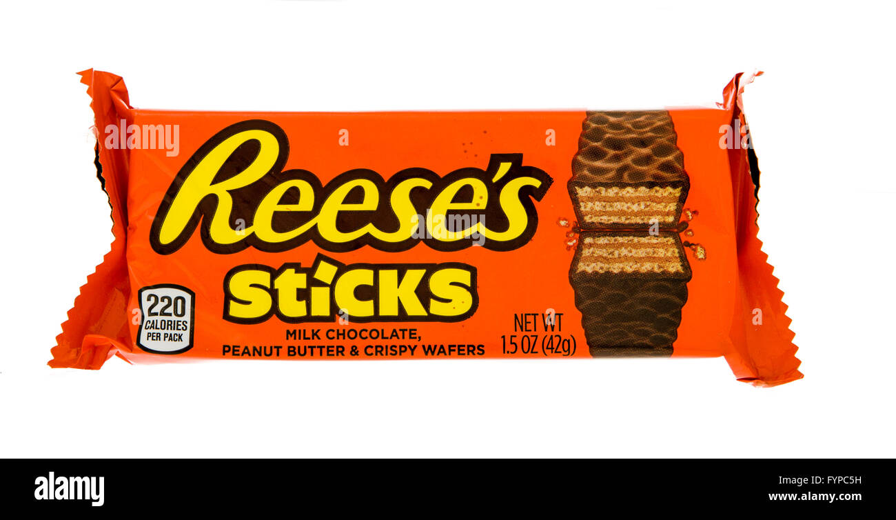 Winneconne, WI- 29 Oct 2015 : Reese's stick candy bar. Banque D'Images