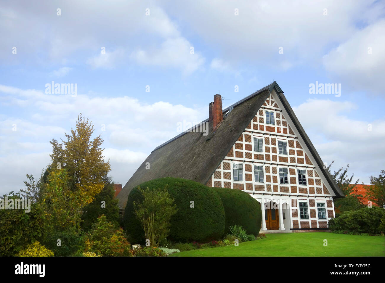 Maison à colombages, Holstein en Allemagne Banque D'Images