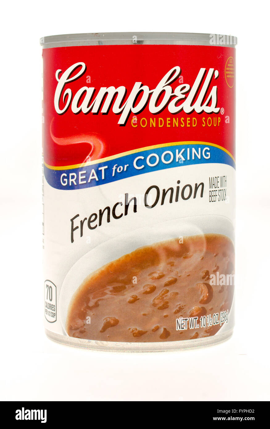 Winneconne, WI - 21 Nov 2015 : un peut de Campbell's soupe à l'oignon Banque D'Images