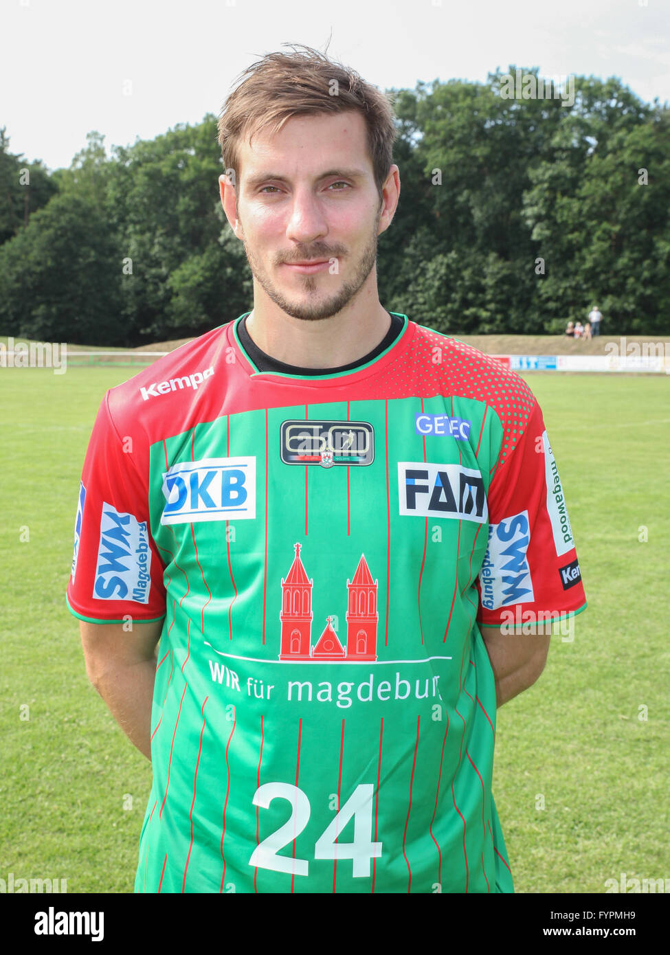 Michael Haaß (SC Magdeburg) Banque D'Images