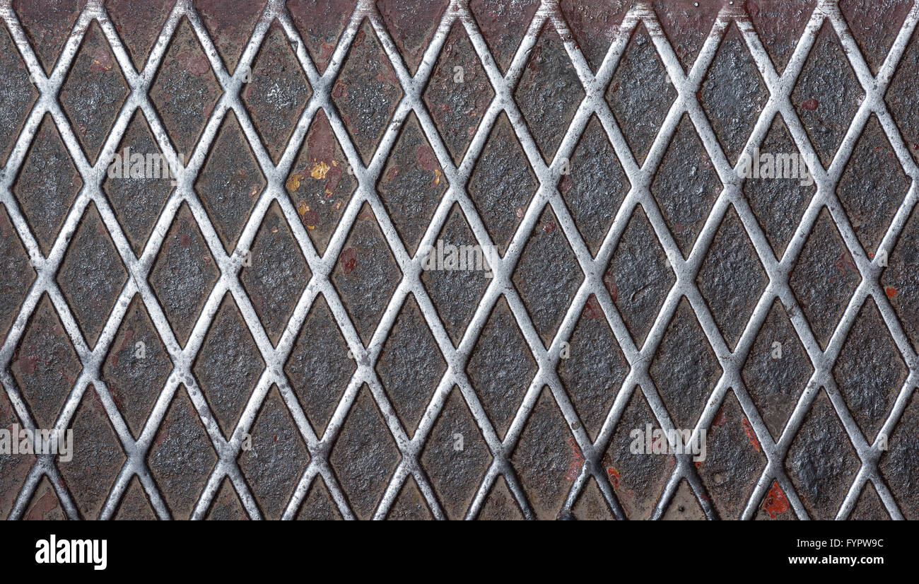 Metal pattern, parfait grunge background Banque D'Images