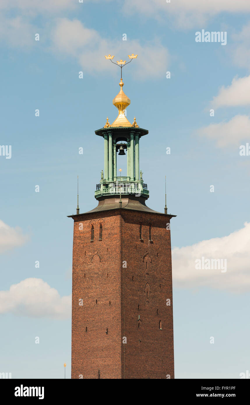 L'hôtel de ville, Stockholm, Stockholm, Suède Comté Banque D'Images