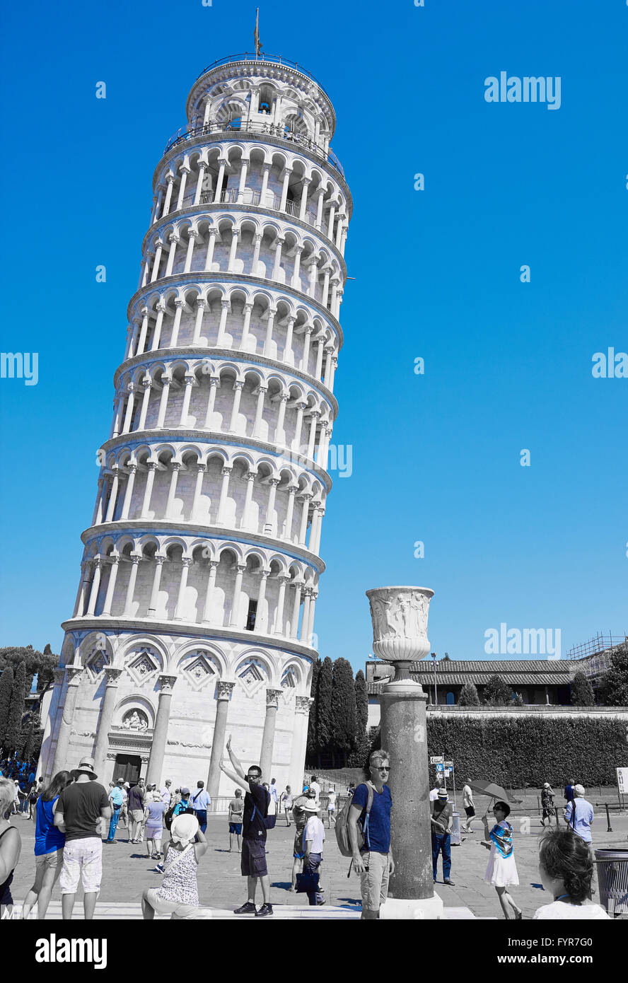 Tour de Pise Toscane Italie Europe Banque D'Images