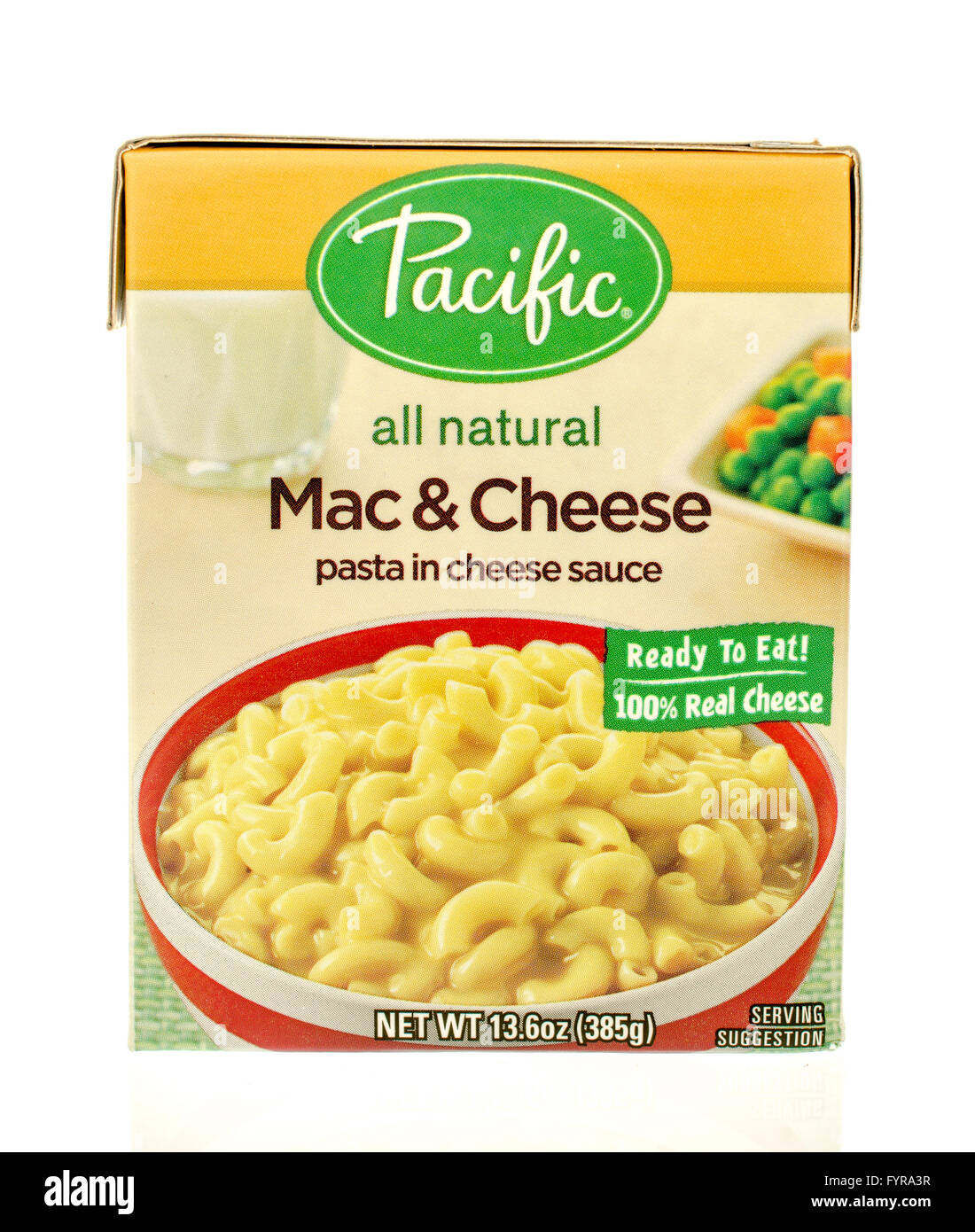 Winneconne, WI - 19 Nov 2015 : Fort de Pacifique tous les Mac & Cheese naturelles. Banque D'Images