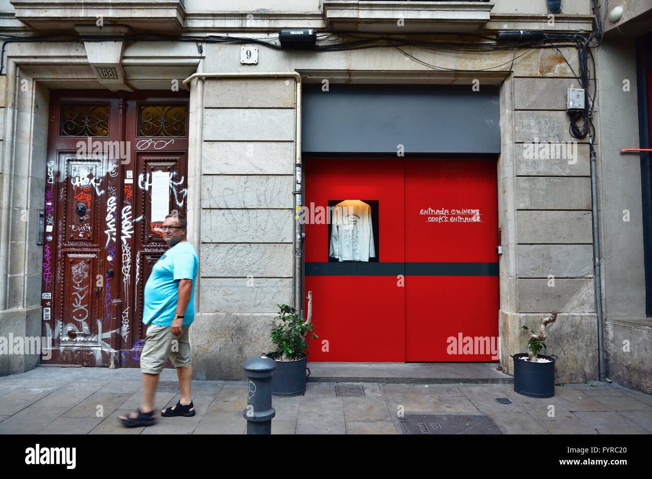 Dos Palillos Restaurant espagnol tapas traditionnels, sont inspirés par des saveurs délicates de l'Asie. Barcelone, Catalogne, Espagne, Europe Banque D'Images