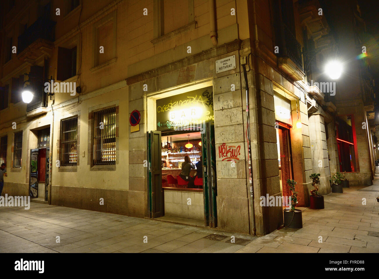 Dos Palillos Restaurant espagnol tapas traditionnels, sont inspirés par des saveurs délicates de l'Asie. Barcelone, Catalogne, Espagne, Europe Banque D'Images