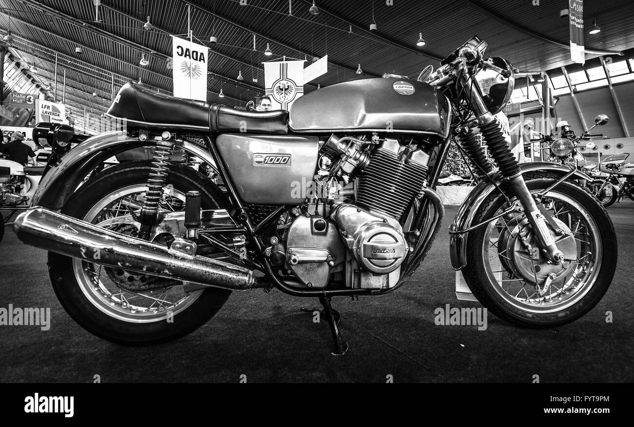 Le modèle de série Laverda moto 1000/1, 1972. Banque D'Images