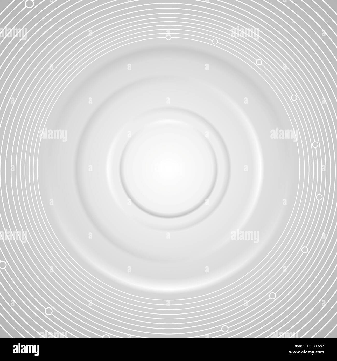 Résumé Contexte La technologie cercles gris Banque D'Images