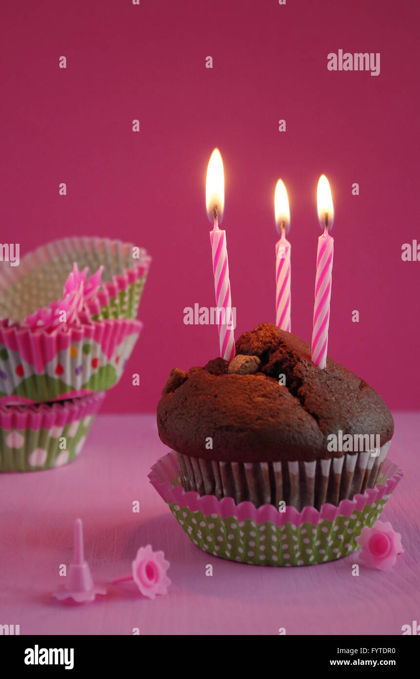 gâteau d’anniversaire Banque D'Images