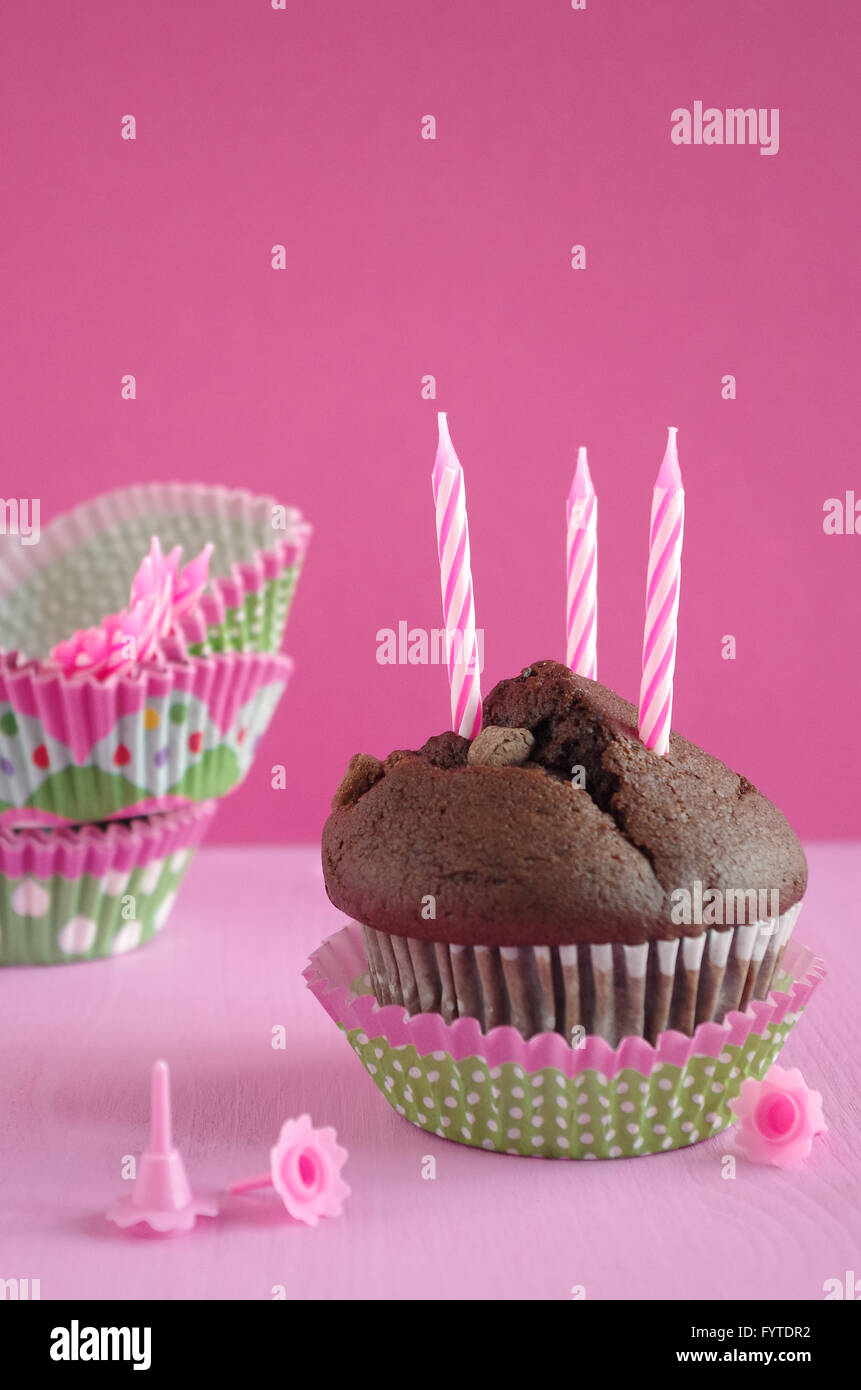 gâteau d’anniversaire Banque D'Images