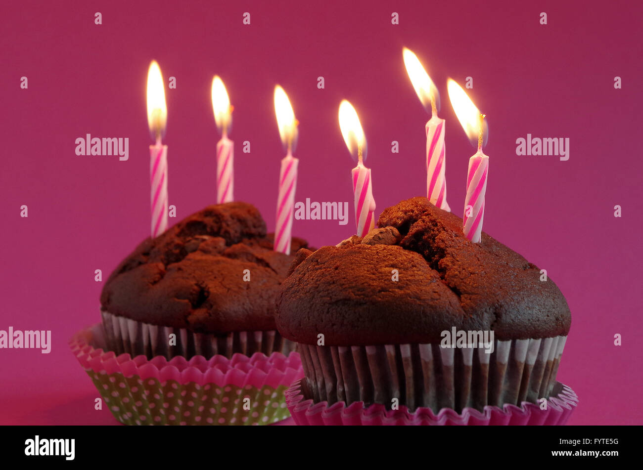 gâteau d’anniversaire Banque D'Images