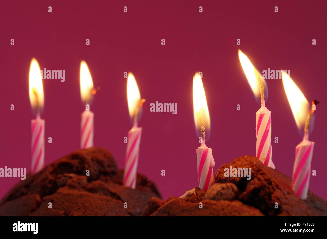 gâteau d’anniversaire Banque D'Images